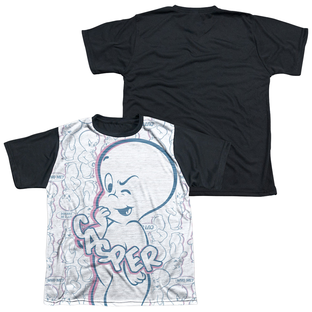 Casper the Friendly Ghost Friendly Ghost - Youth Black Back T-Shirt Hoodie, Sweatshirt | CiraTrend.com