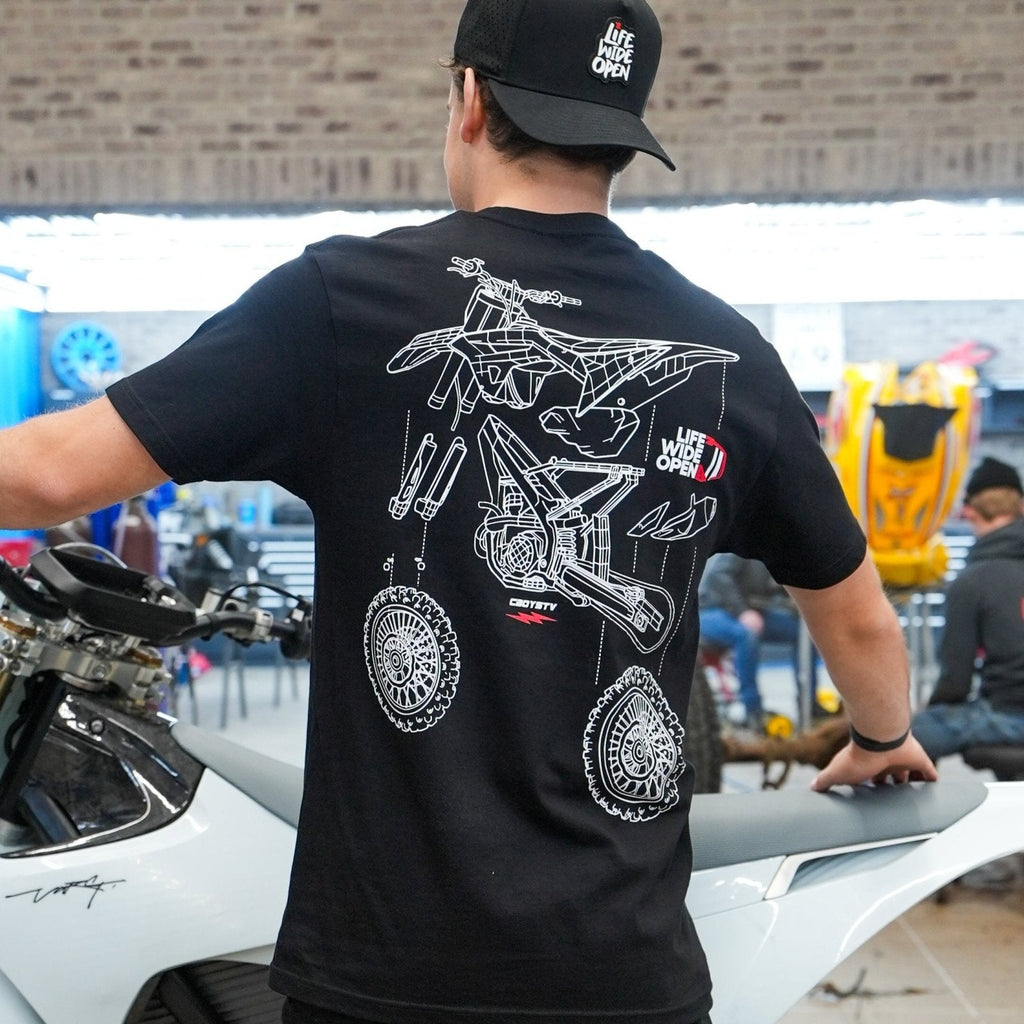 Dirtbike Blowup Tee Hoodie, Sweatshirt | CiraTrend.com (Image 4)