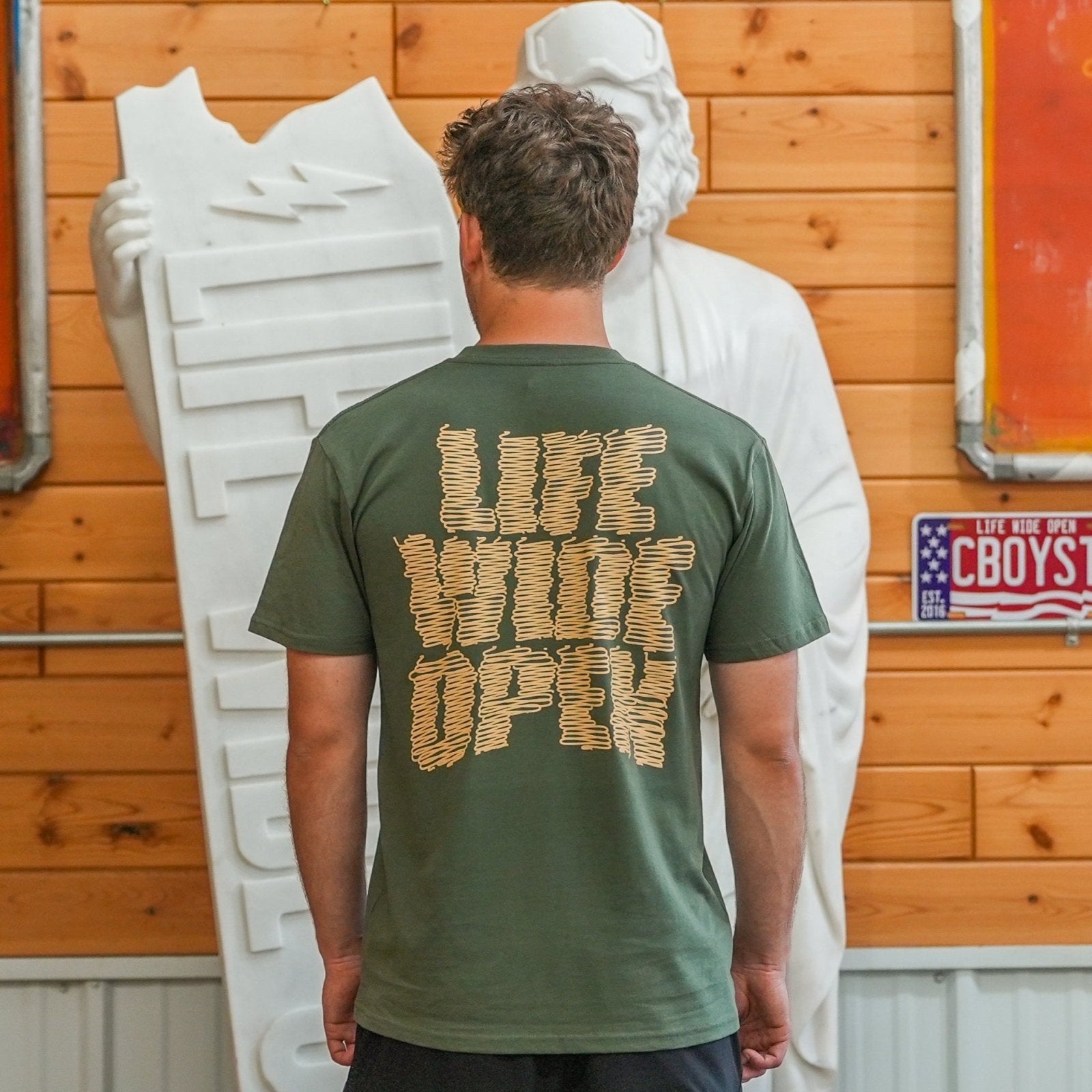 Scribble Cypress Tee Hoodie, Sweatshirt | CiraTrend.com (Image 4)