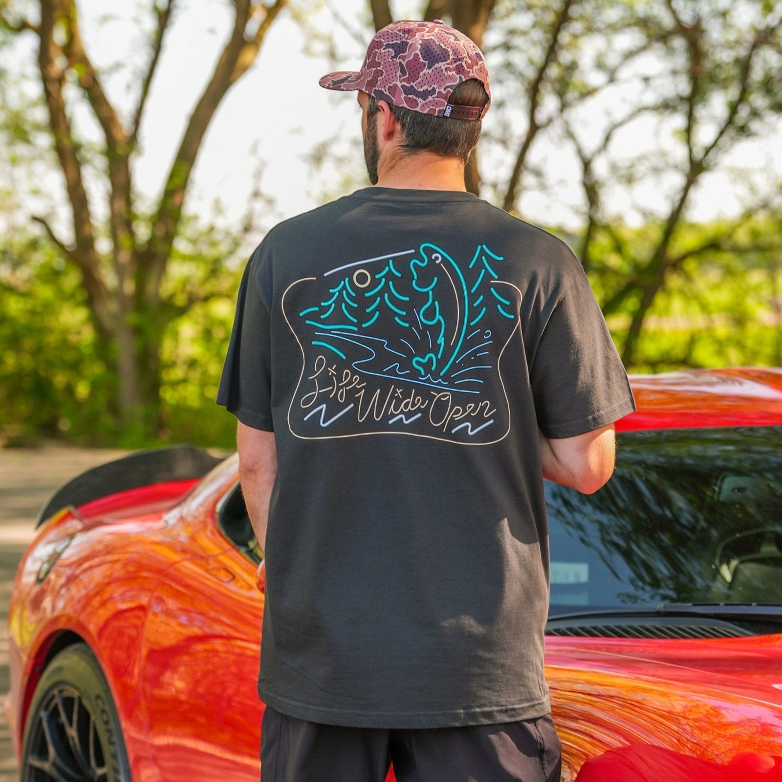 Neon Fishing Tee Hoodie, Sweatshirt | CiraTrend.com (Image 4)