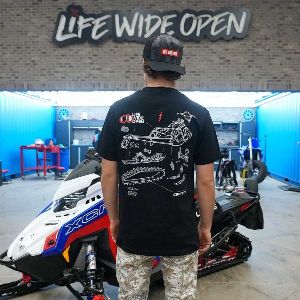 Snowmobile Blowup Tee Hoodie, Sweatshirt | CiraTrend.com (Image 5)