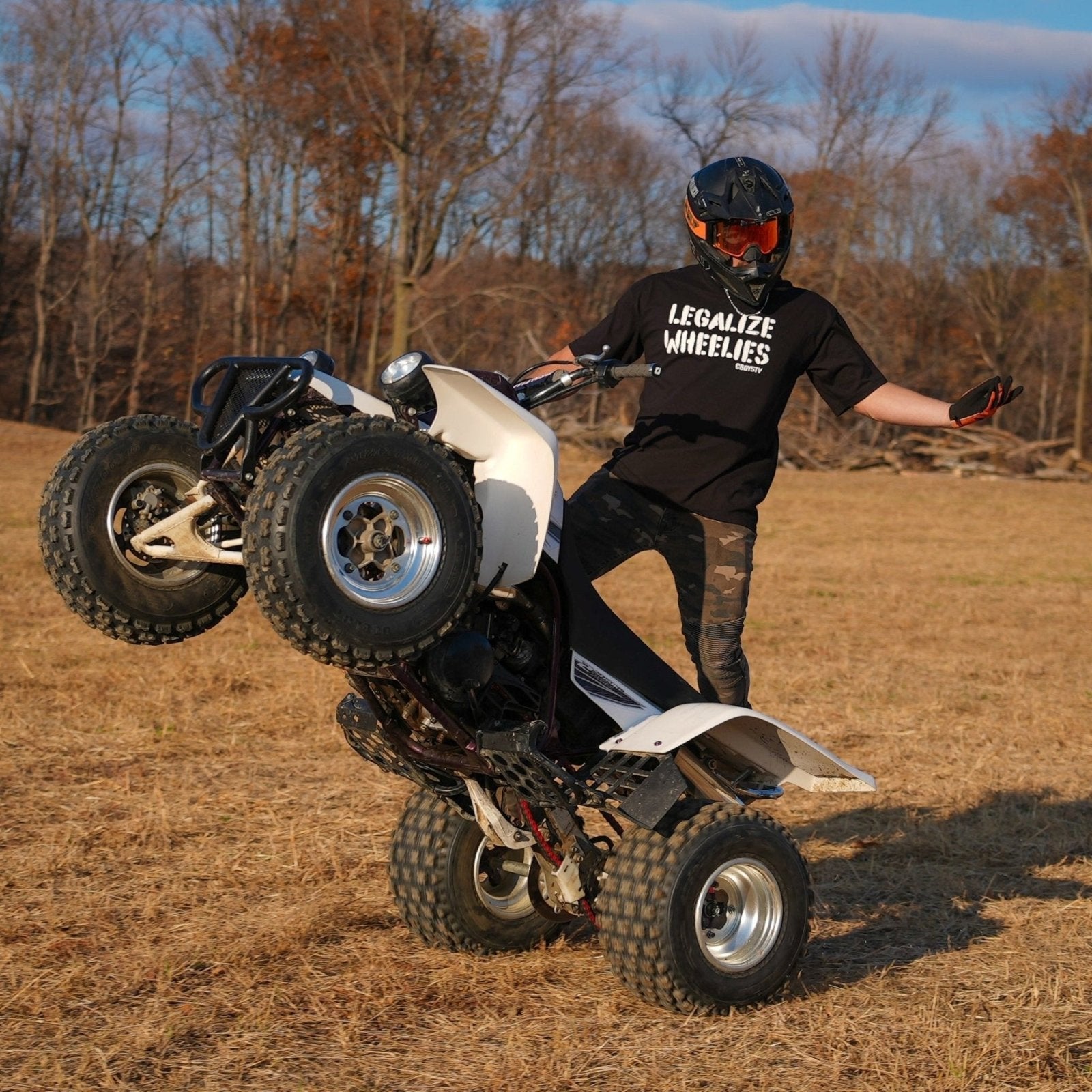 Legalize Wheelies Tee Hoodie, Sweatshirt | CiraTrend.com (Image 3)