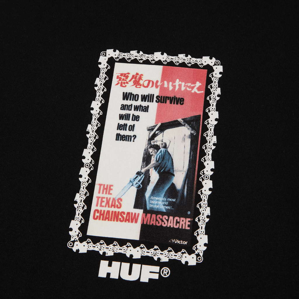 HUF x The Texas Chainsaw Massacre Dual Chain Long Sleeve T-Shirt Hoodie, Sweatshirt | CiraTrend.com (Image 4)