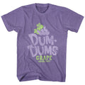 Dum Dums Mens S/S T-Shirt - Grape - Heather Retro Purple Heather Hoodie, Sweatshirt | CiraTrend.com