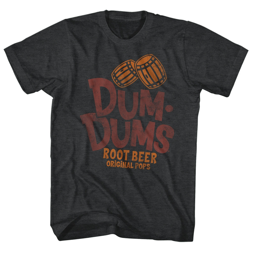 Dum Dums S S Root Beer Heather Black Heather T-Shirts, Hoodie, Sweatshirt