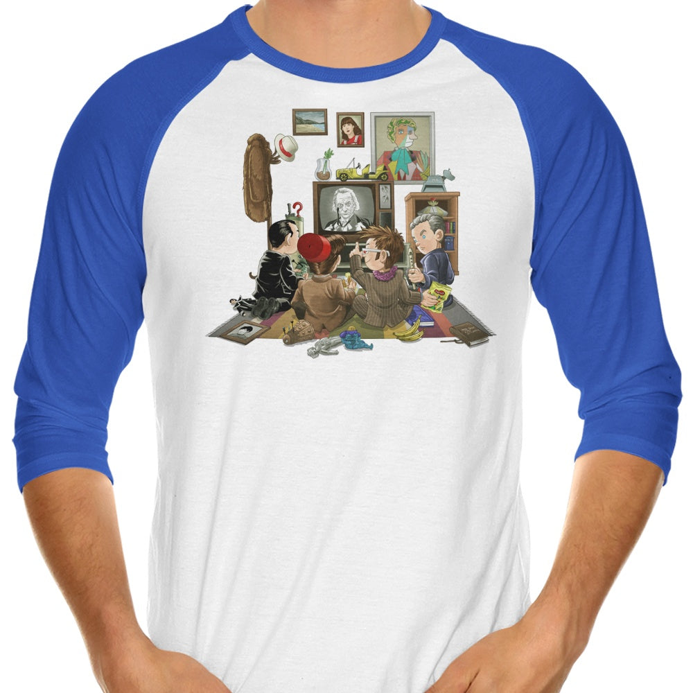 DW 50th - 3/4 Sleeve Raglan T-Shirt Hoodie, Sweatshirt | CiraTrend.com (Image 3)