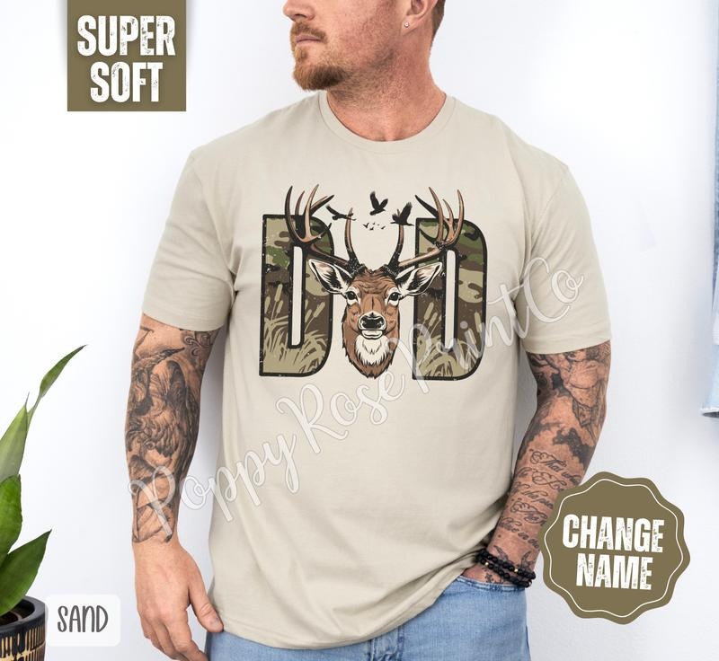 Dad Deer Gildan TShirt, Father's Day, Hunting Shirt, Men's Tee, Gift for Him Hoodie, Sweatshirt | CiraTrend.com