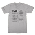 Dad Dungeons And Dragons Character Sheet T Shirt, Tee Rpg Dnd Gm Dungeon Master Fathers Day Top Hoodie, Sweatshirt