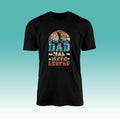 Dad Man Myth Legend T-shirt Tee Top - Sunset Retro Style - Happy Father's Day - Daddy Father - Men's Fashion - Gift For Him