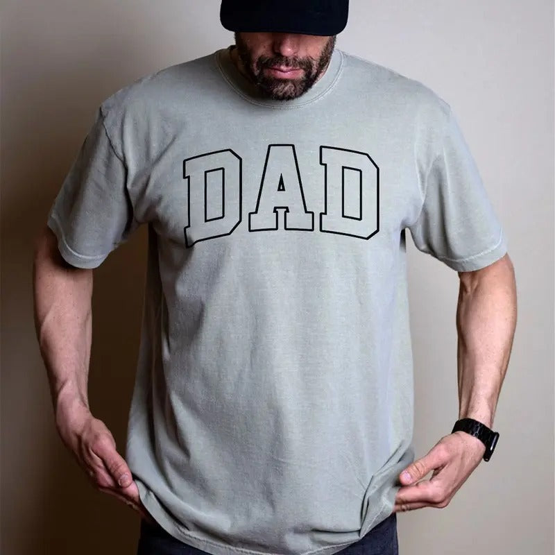 Dad Shirt, Fathers Day Shirt, Trendy Daddy Shirt, Gift for New Dad, Custom Colors Men's shirt, Dad T-Shirt, Fathers Day...