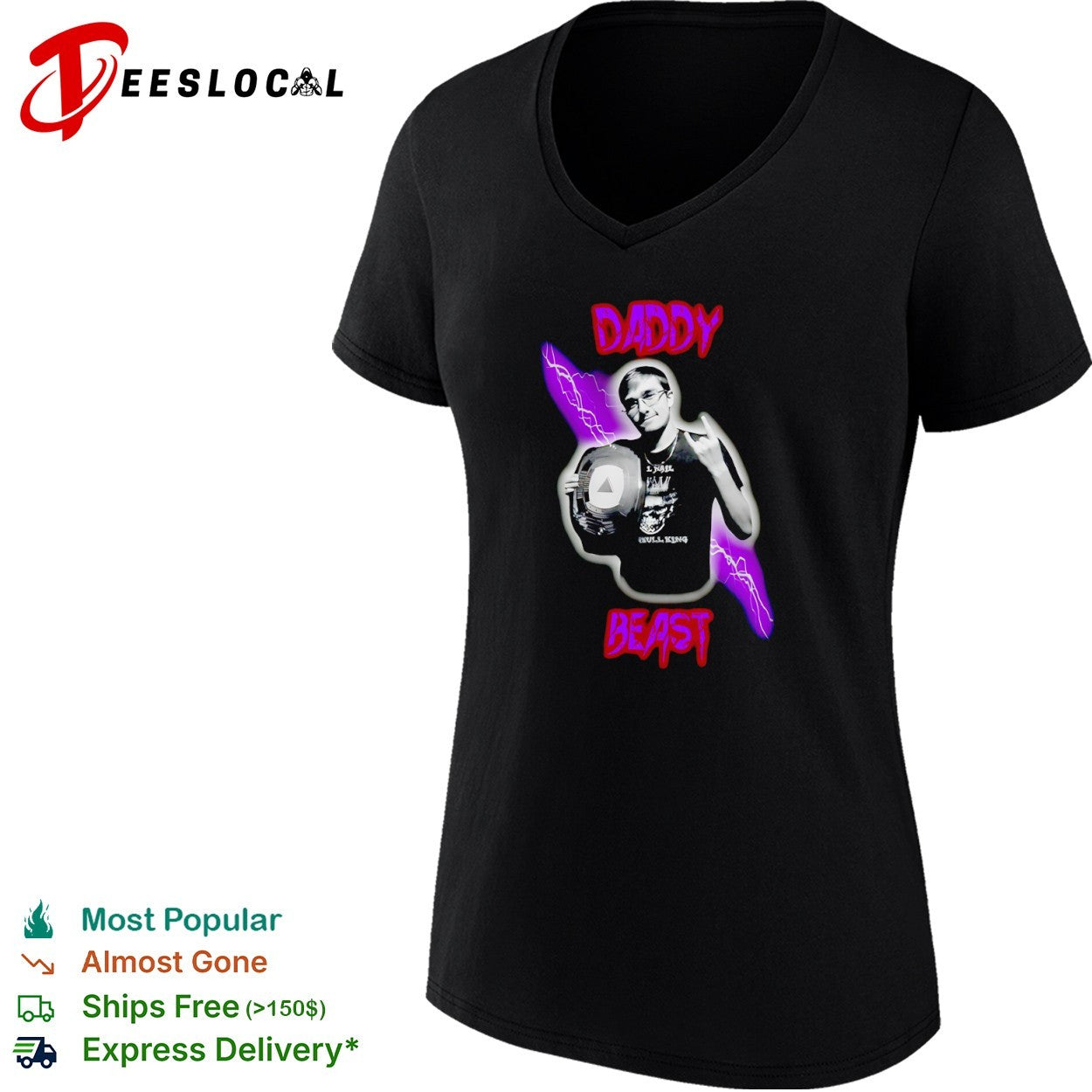 Daddy Beast man 1 mill skull king shirt