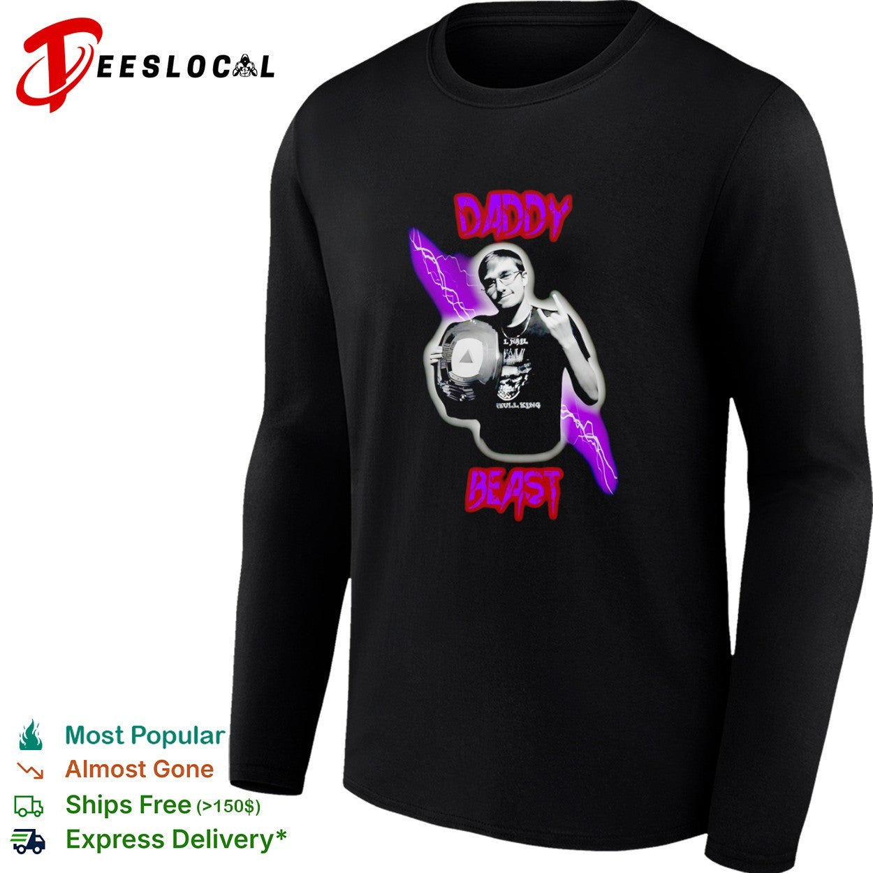 Daddy Beast man 1 mill skull king shirt