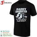 Daddy and Daughter not always eye to eye but always heart to heart fist bump shirt