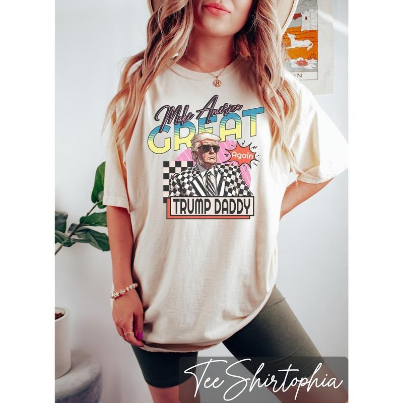 Daddy's Home Shirt, Trump 2024 Shirt, Republican Gift, 2024 Trump Shirt Hoodie, Sweatshirt | CiraTrend.com