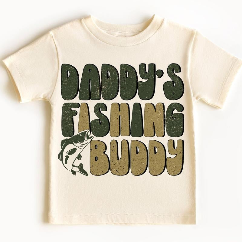 Daddys Fishing Buddy Shirt Shirt, Shirt, Sweatshirt Shirt, Digital Download, Cut File, Sublimation, Boy Shirt, Boy Shirt...