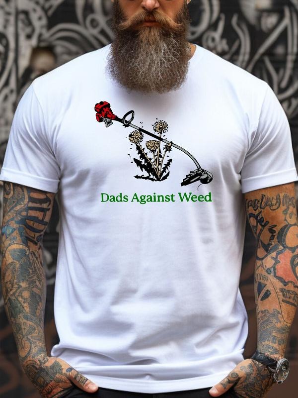 Dads Against Weed Funny Unisex T-Shirt for Dad, Father's Day Gift, Gardening Shirt Fabric Menswear Hoodie, Sweatshirt