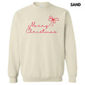 Dainty Script Red Merry Christmas Sweatshirt 'NLB' T-Shirts, Hoodie | CiraTrend.com