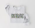 Daisy Nurse Sweatshirt, Floral Nurse ER RN Shirts, Nurse Week, Shirt For Woman, Nursing Shirt, Nursing School Tee, Nurse...