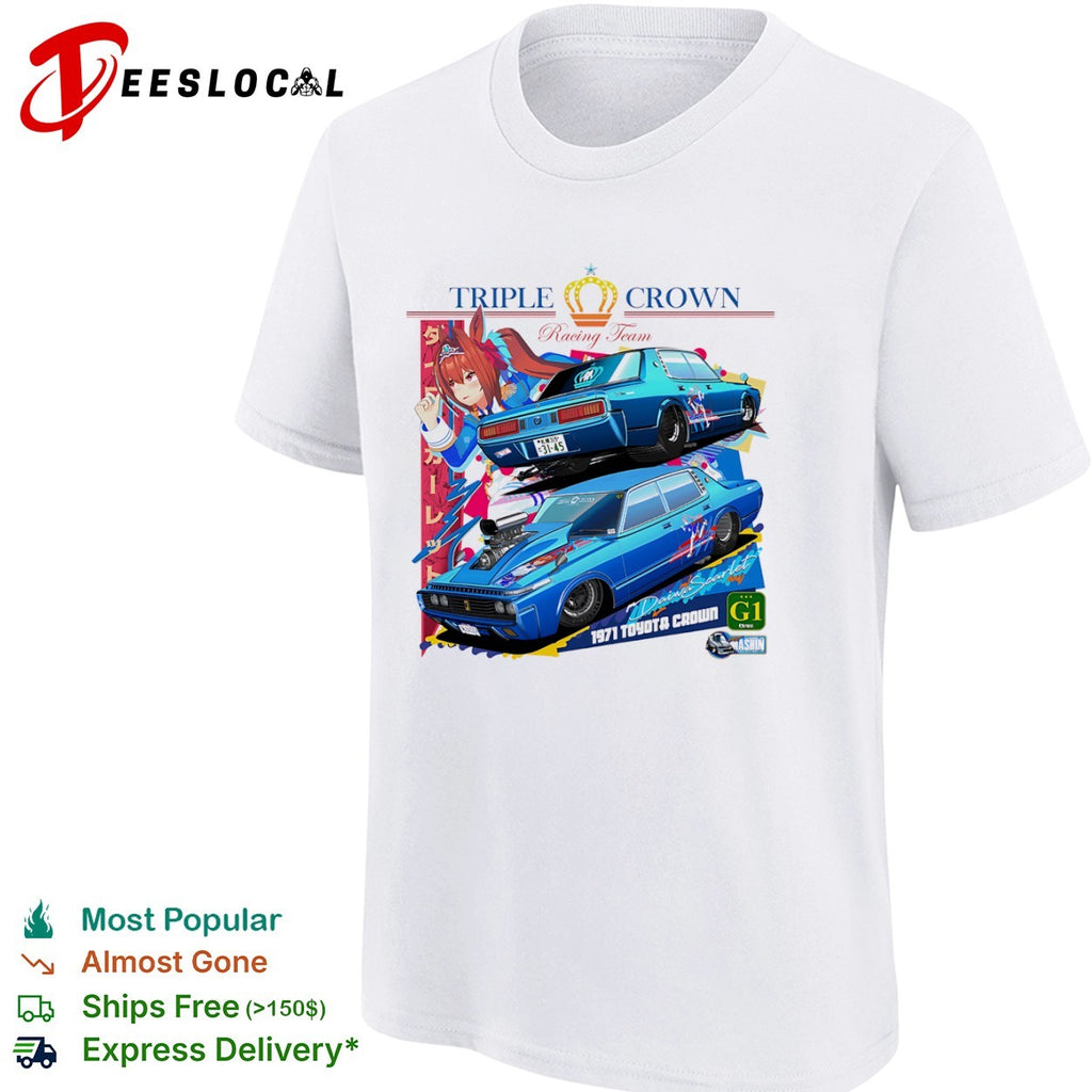 Daiwa Scarlet Uma Musume 1971 Toyota Crown Triple Crown Racing shirt