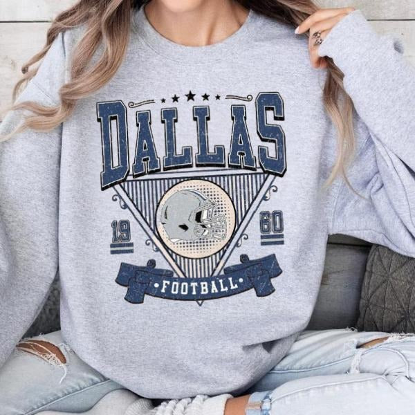 Dallas American Football Team Est 1960 Shirt, Fan Football Shirt Unisex Sweatshirt Youth Sweatshirt Hoodie | CiraTrend.com
