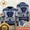 Dallas Cowboys Est 1960 Personalized Custom Name Ugly Christmas Sweater