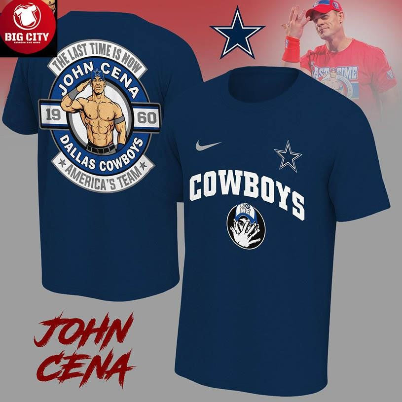 Dallas Cowboys John Cena 2025 American’s Team Since 1960 Two Sided Shirt