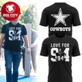 Dallas Cowboys Love For Kneland Marshaw 94 Two Sided Shirt