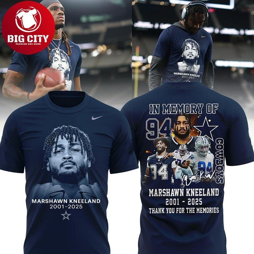 Dallas Cowboys Marshawn Kneeland Thank You 2001-2025 Two Sided Shirt