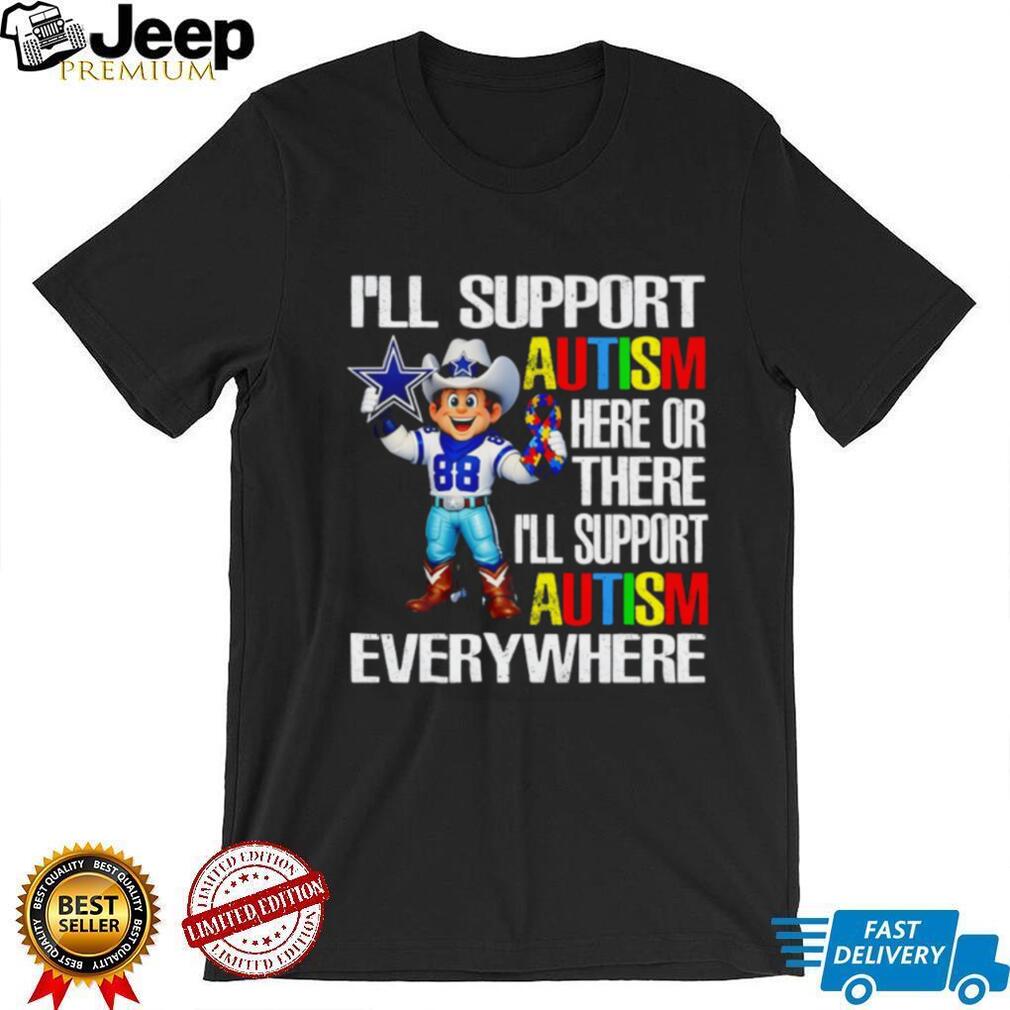 Dallas Cowboys Mascot Autism Awareness Graphic Tee