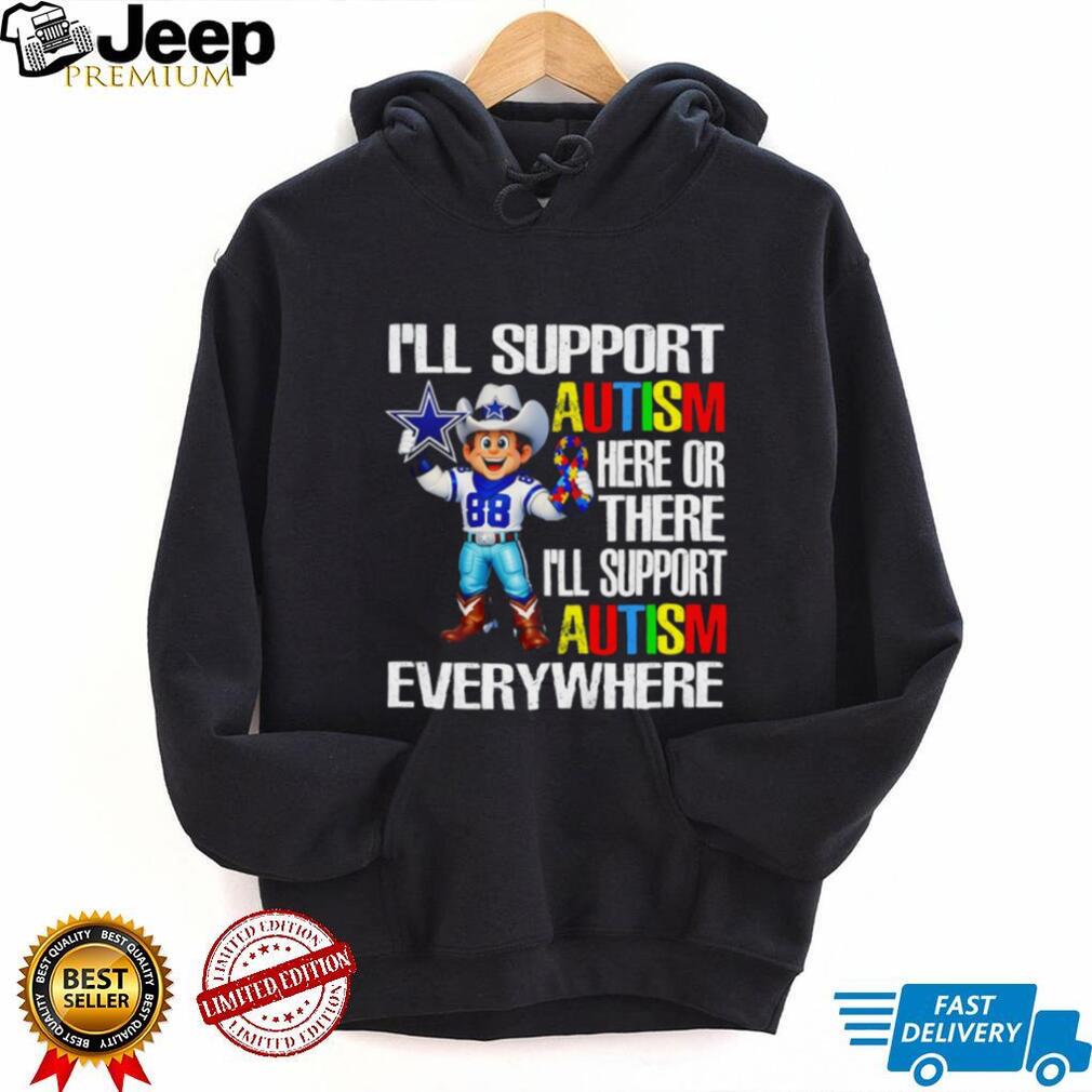 Dallas Cowboys Mascot Autism Awareness Graphic Tee