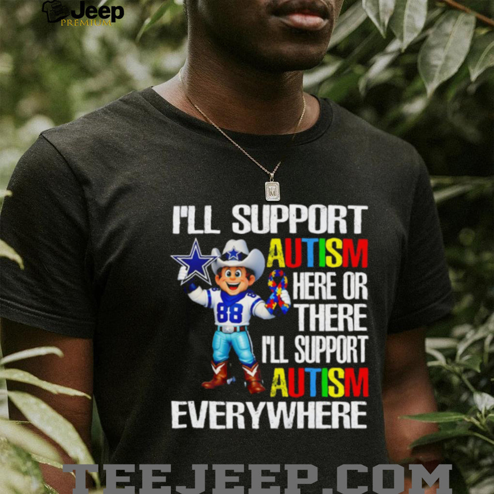 Dallas Cowboys Mascot Autism Awareness Graphic Tee
