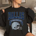 Dallas Football Vintage Style Sweatshirt, Dallas Football Sweatshirt, Dallas Fan Gift Shirt, Sunday Football Sweater FXA1...