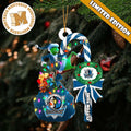 Dallas Mavericks NBA Grinch Candy Cane Personalized Xmas Gifts Christmas Tree Decorations Ornament