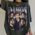 Damon Salvatore Fan Merch T-shirt, Sweatshirt, The Vampire Diaries Merch, TVD Fan Merch, Ian Somerhalder Gift For Her Hoodie