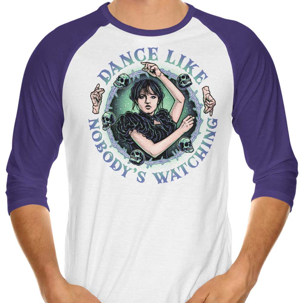 Dance Like Nobody's Watching - 3/4 Sleeve Raglan T-Shirt Hoodie, Sweatshirt | CiraTrend.com (Image 4)