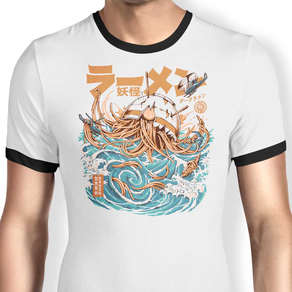 Dark Great Ramen - Ringer T-Shirt Hoodie, Sweatshirt | CiraTrend.com (Image 1)
