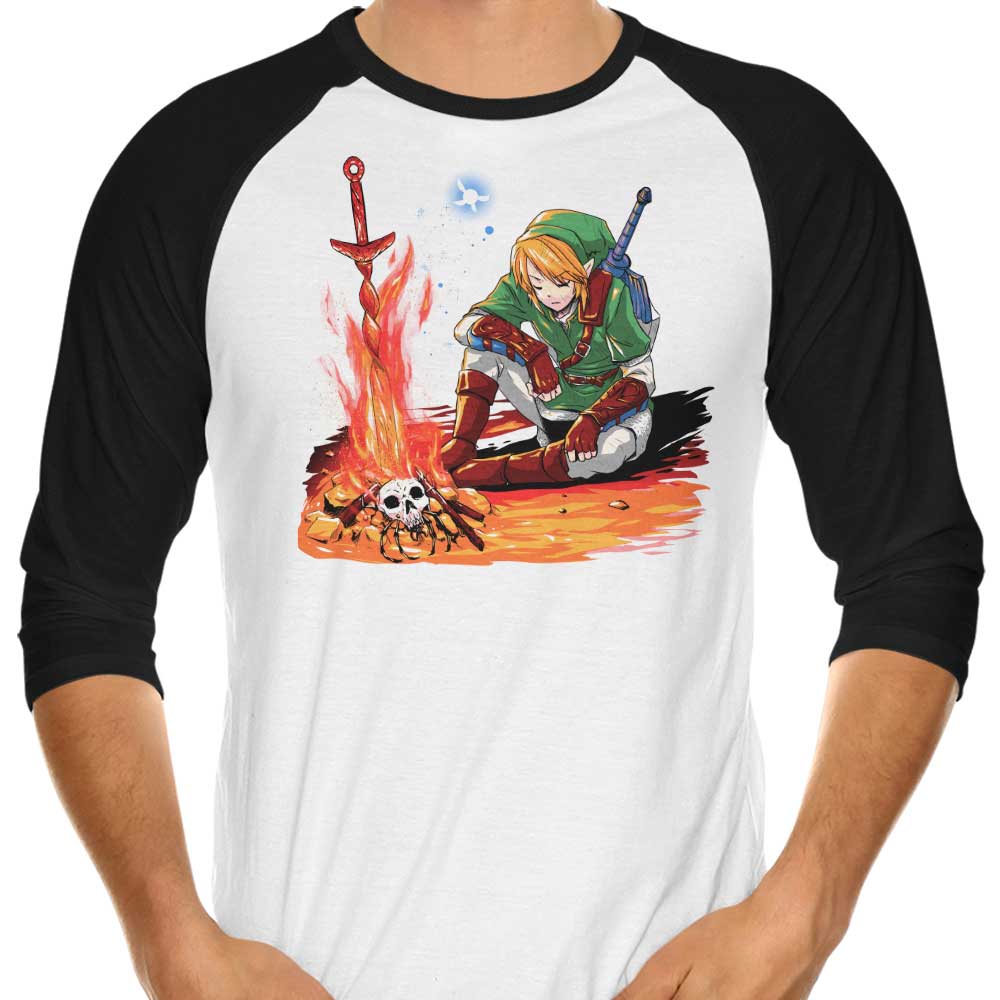 Dark Link - 3/4 Sleeve Raglan T-Shirt Hoodie, Sweatshirt | CiraTrend.com (Image 1)