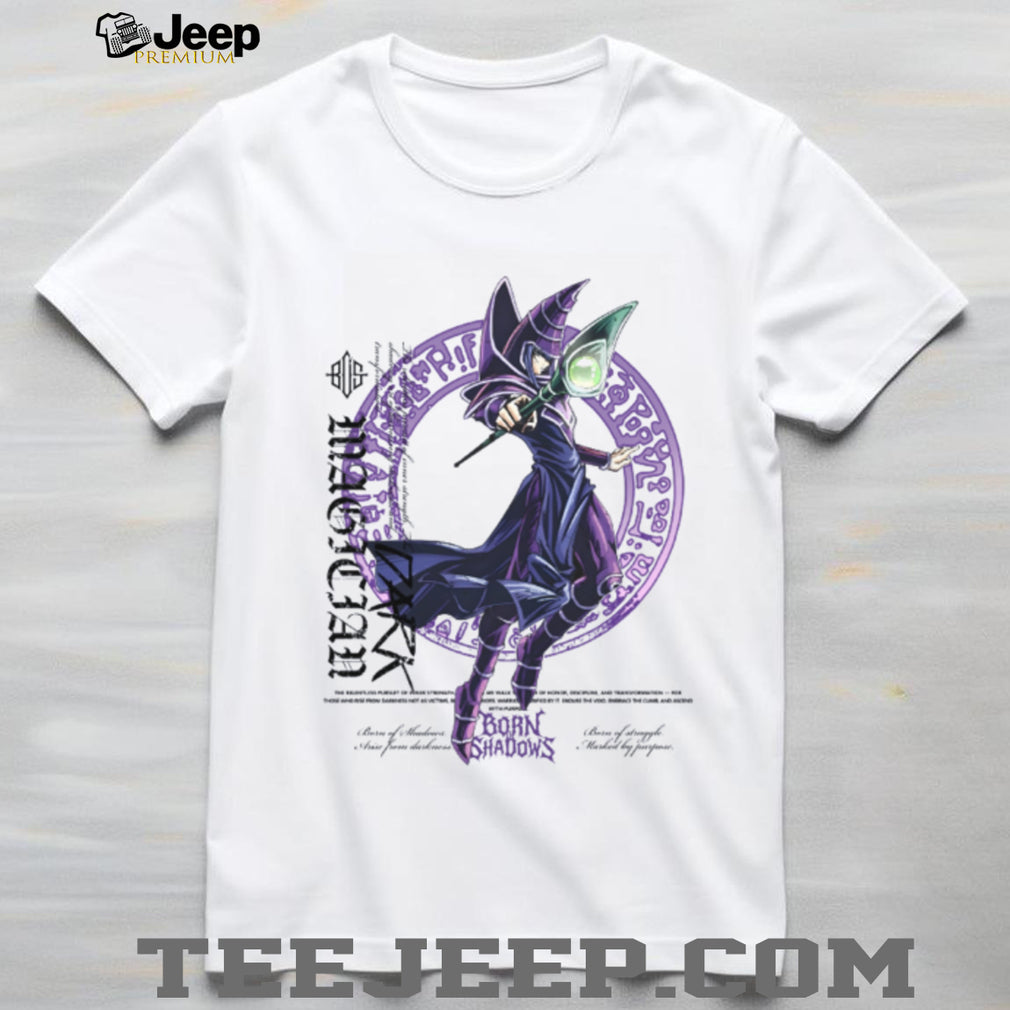 Dark Magician Born From Shadows Ritual Circle T Shirt Yu Gi Oh Anime Tee