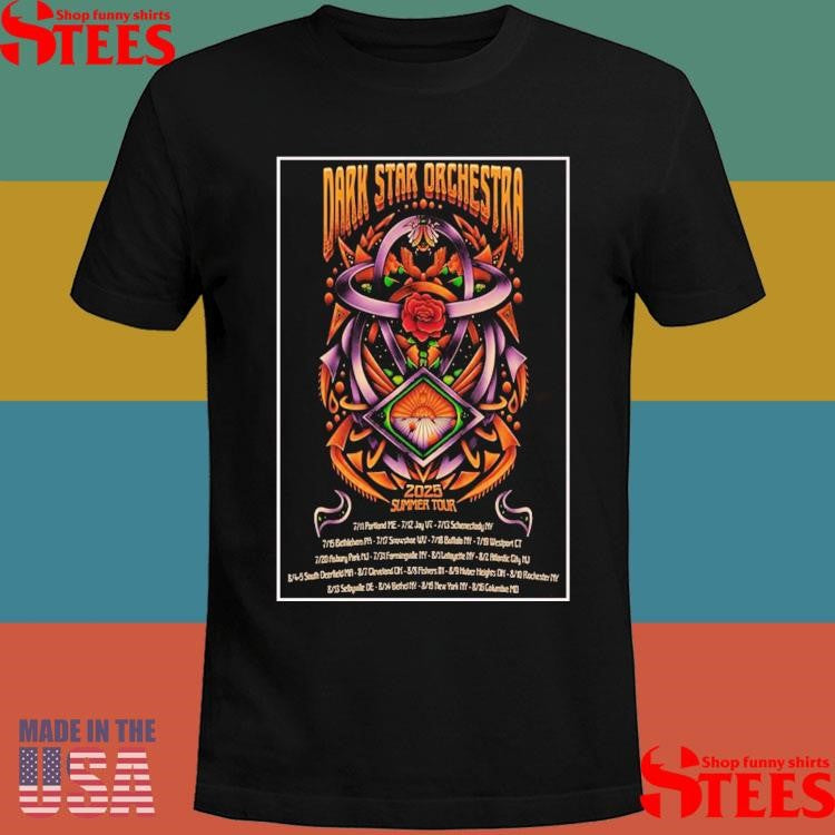Dark Star Orchestra 2025 Summer Tour T-shirt