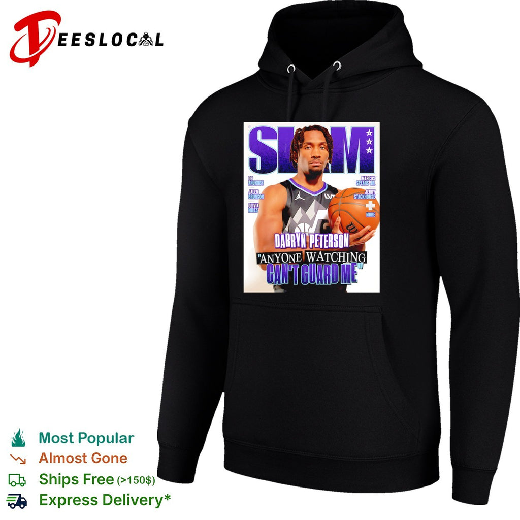 Darryn Peterson SLAM magazine anyone watching can’t guard me basketball shirt