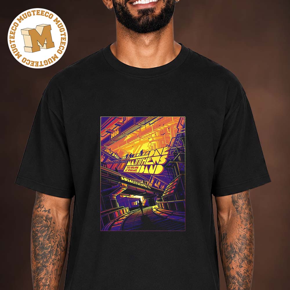 Dave Matthews Band Burgettstown PA 2026 Event Poster At The Pavilion At Starlake On July 24 2026 Unisex T Shirt