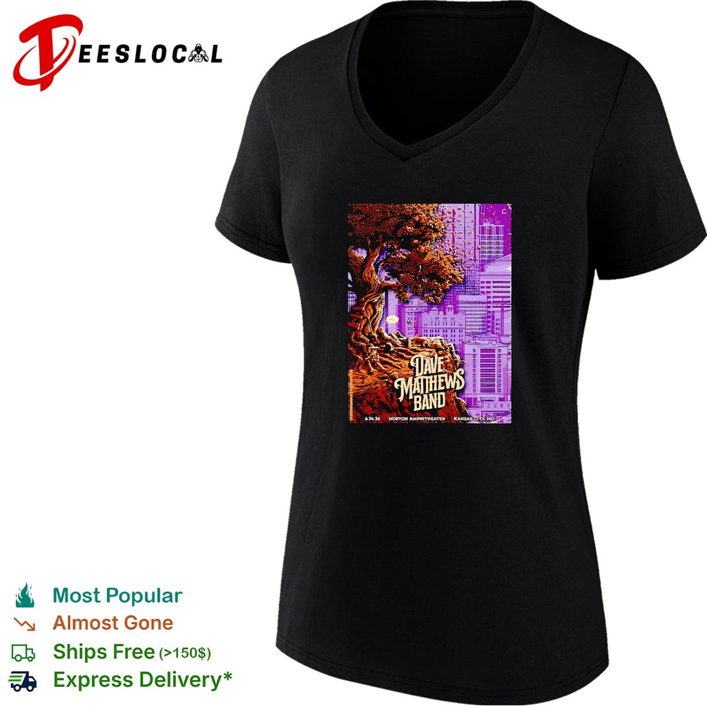 Dave Matthews Band Kansas City Missouri Morton Amphitheater On June 24 2026 shirt
