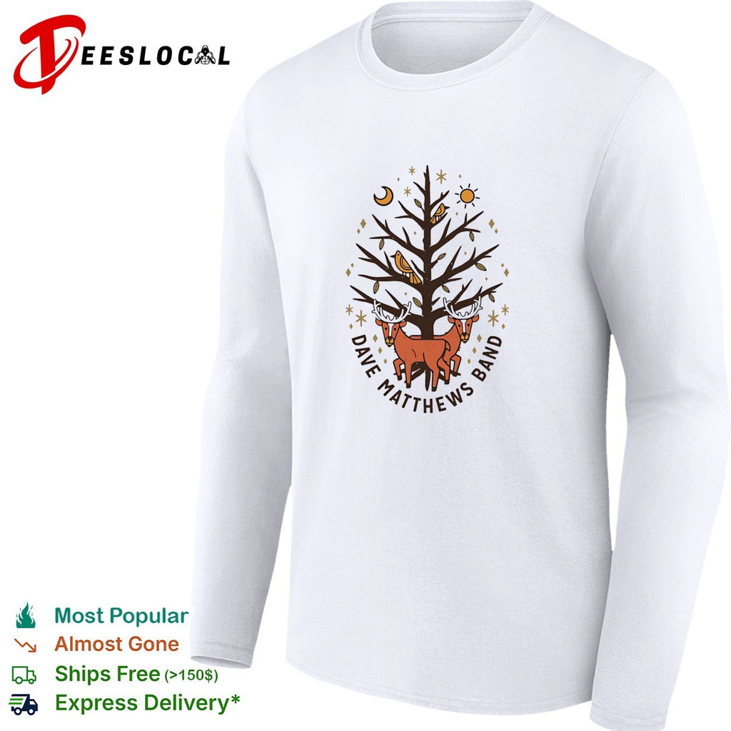 Dave Matthews Band deer tree moon sun shirt