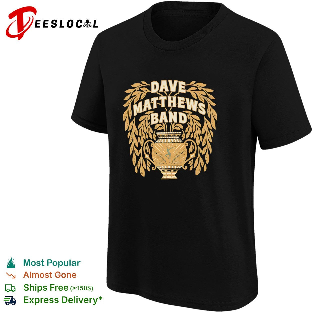 Dave Matthews Band laurel urn shirt