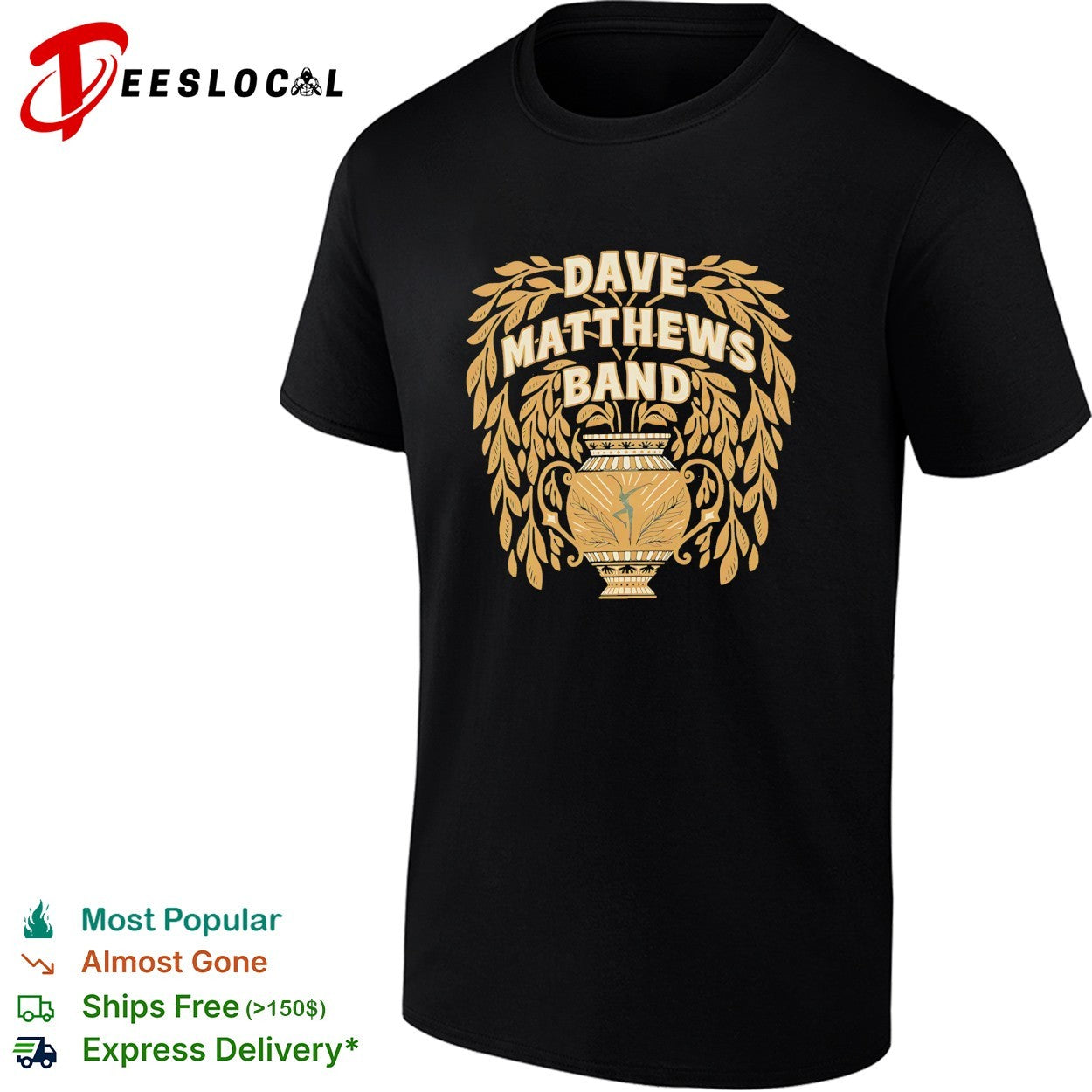 Dave Matthews Band laurel urn shirt