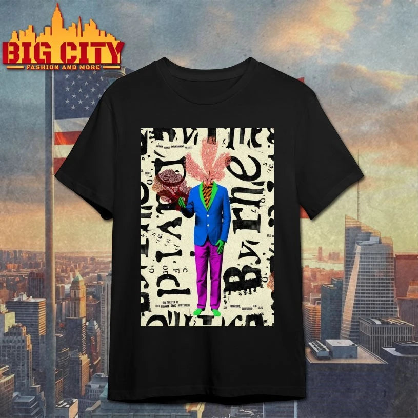 David Byrne Nov 16-18 2025 San Francisco CA Poster shirt