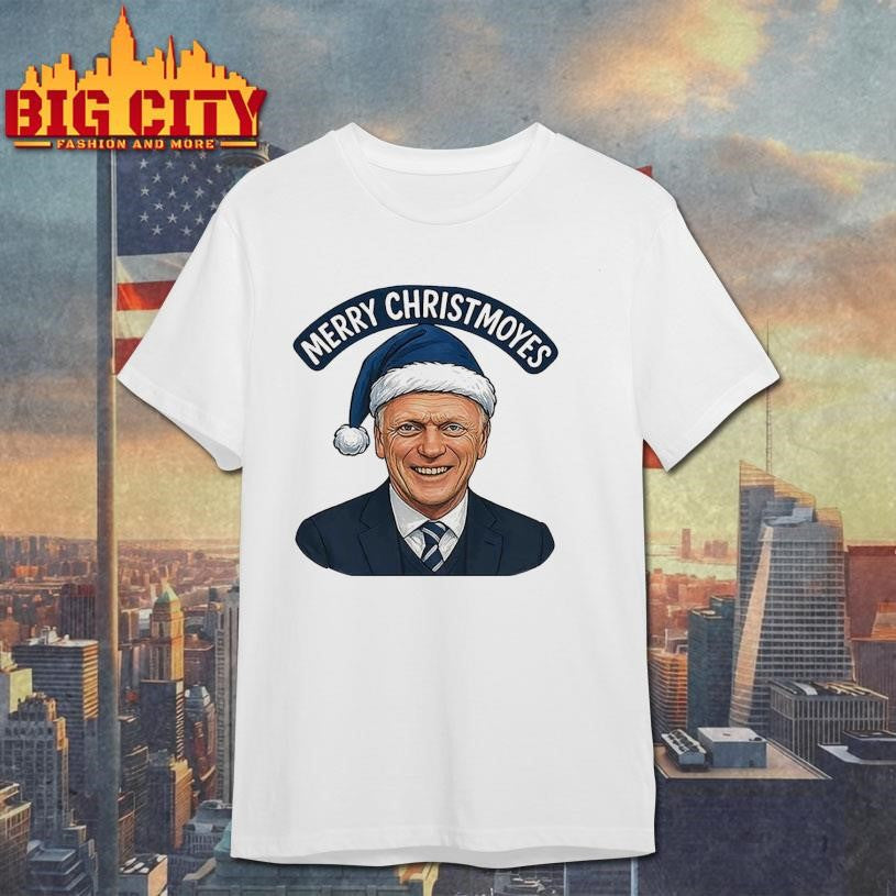 David Moyes Everton FC Merry Christmoyes Christmas shirt