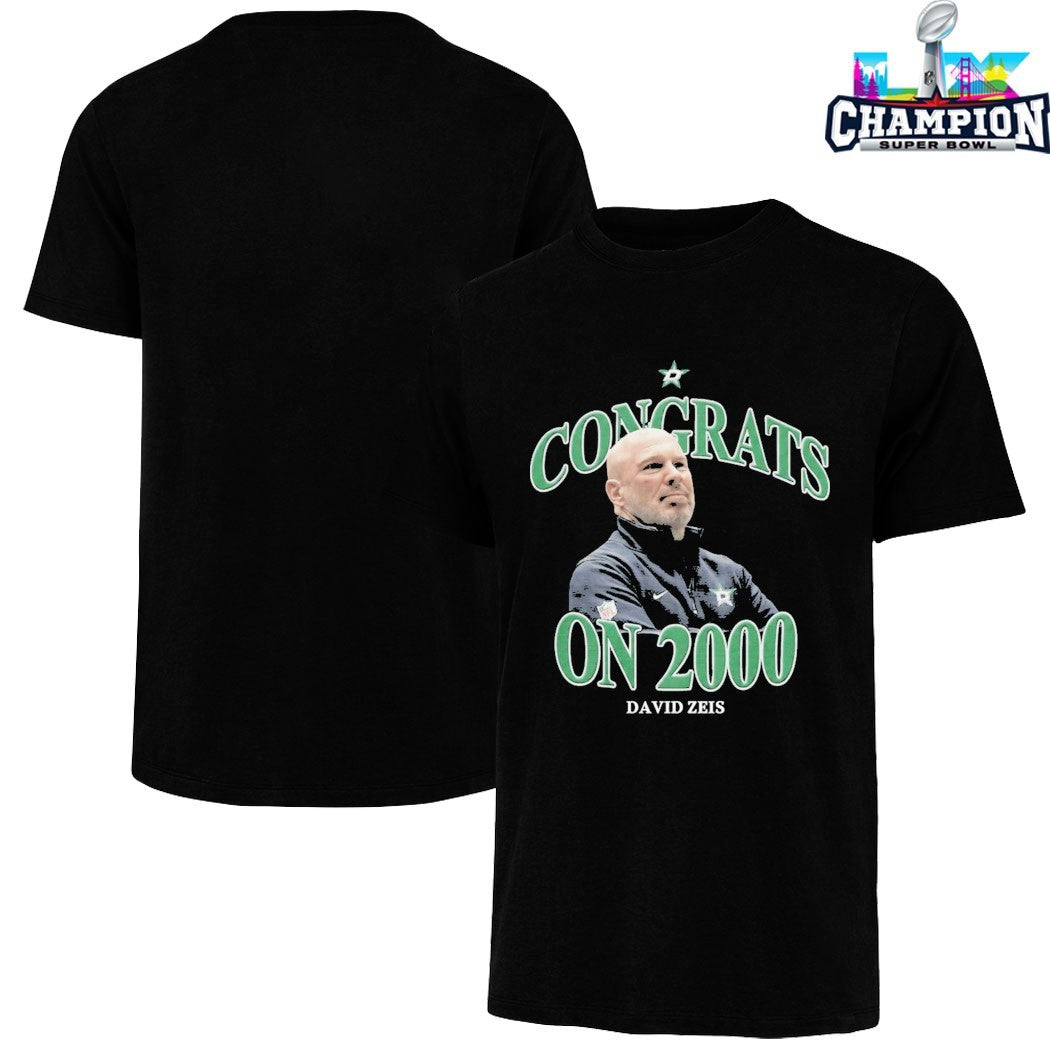 David Zeis Congrats On 2000 Dallas Stars T-shirts