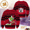 Davidson Wildcats NCAA Grinch Funny Xmas 2023 Gift For Holiday Ugly Christmas Sweater