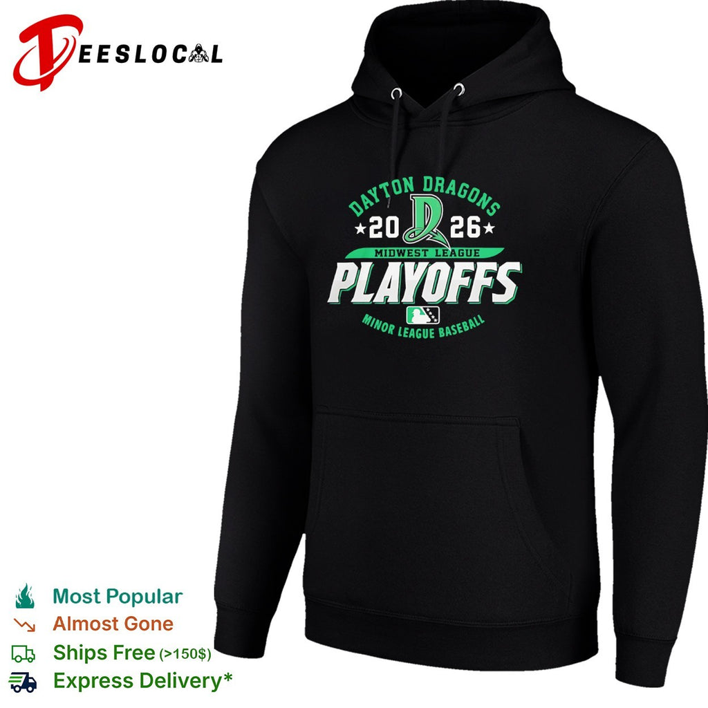 Dayton Dragons 2026 Midwest League Playoffs Minor League Baseball shirt